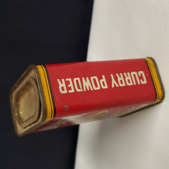 VTG Spice Tin Ben-Hur Pure Curry Powder Metal Tin Patina Rust Aged - Picture 5 of 8